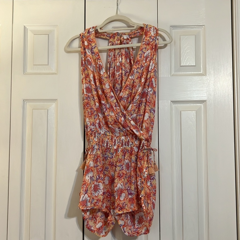 NWOT 🩷 Poupette St Barth Floral Playsuit Romper SMALL